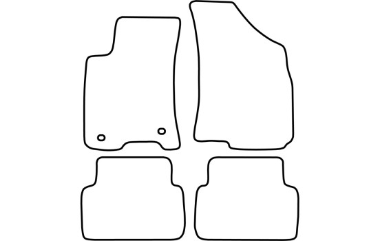 Bilmattor lämpliga för Daewoo Lanos 1997-2003, bild 2