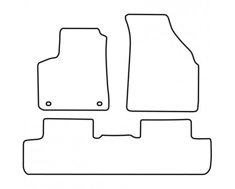 Bilmattor lämpliga för Daewoo Tacuma 2000-2004, bild 2