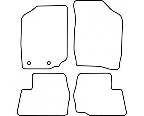 Bilmattor lämpliga för Daihatsu Sirion 1998-2005, bild 2