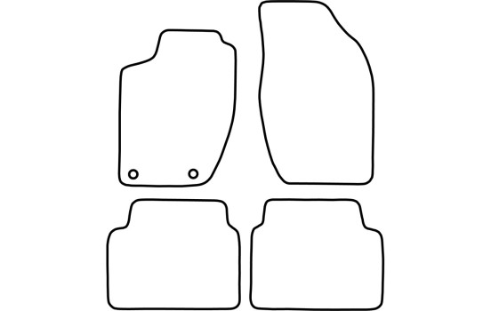 Bilmattor lämpliga för Fiat Croma 1986-1996, bild 2