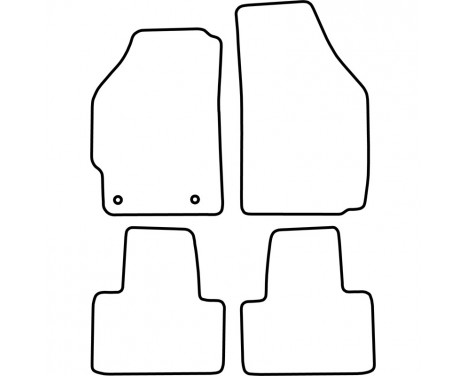 Bilmattor lämpliga för Fiat Punto 1993-1999, bild 2