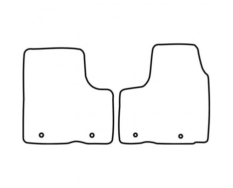 Bilmattor lämpliga för Fiat Talento 2016- (endast för), bild 2