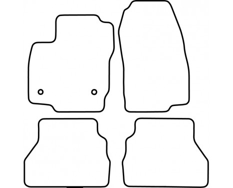 Bilmattor lämpliga för Ford B-Max 2012-