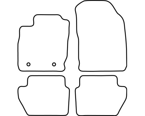 Bilmattor lämpliga för Ford Ecosport 2017-, bild 2