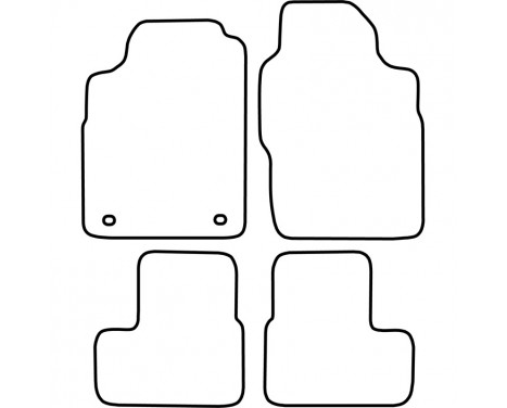 Bilmattor lämpliga för Ford Escort 1990-1994, bild 2