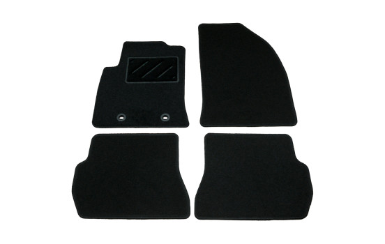 Bilmattor lämpliga för Ford Fiesta 2005-2008 4-delade