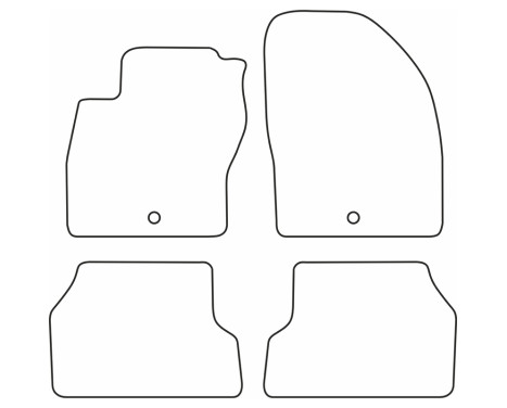 Bilmattor lämpliga för Ford Focus 2008-2011 (velour), bild 6