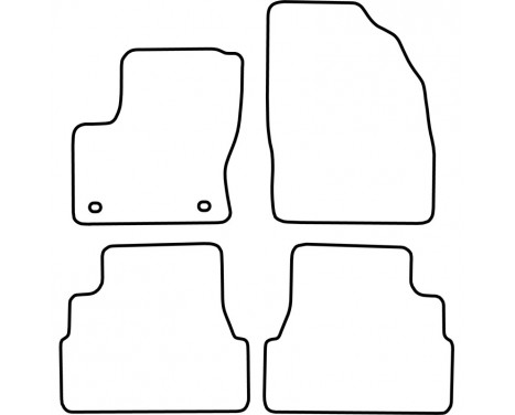 Bilmattor lämpliga för Ford Focus C-Max 2003-2007, bild 2