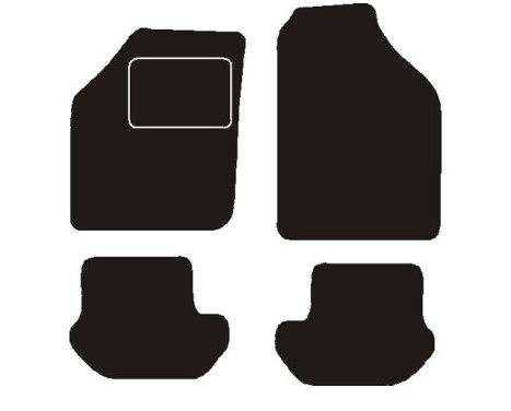 Bilmattor lämpliga för Ford Ka 2004 - 2008