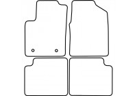 Bilmattor lämpliga för Ford Ka 2013-2015