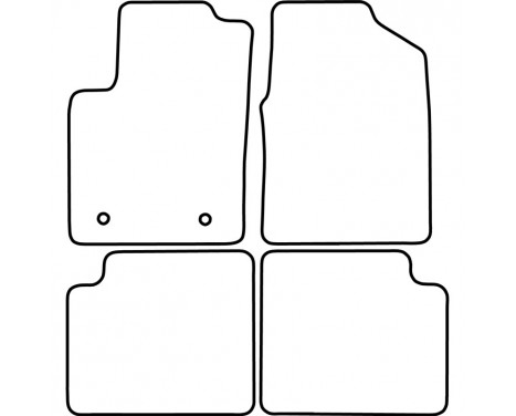 Bilmattor lämpliga för Ford Ka 2013-2015