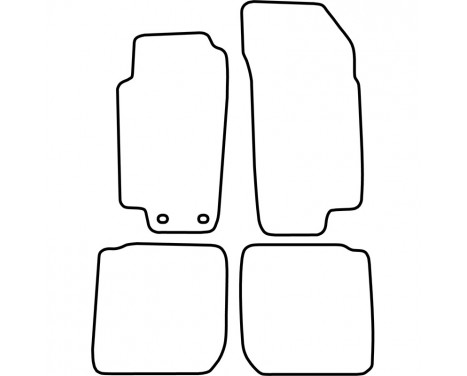 Bilmattor lämpliga för Ford Scorpio 1994-1998, bild 2