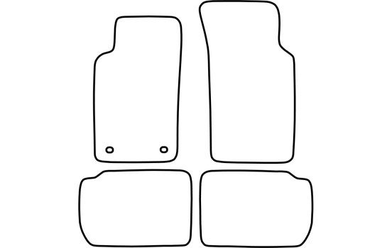 Bilmattor lämpliga för Ford Sierra 1987-1993, bild 2