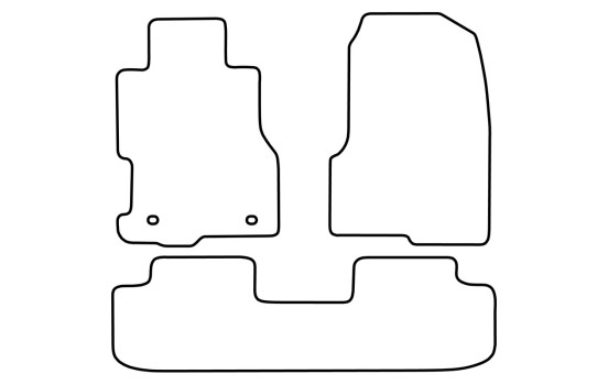 Bilmattor lämpliga för Honda Civic 3 dörrar 2001-2004, bild 2
