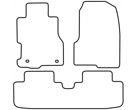Bilmattor lämpliga för Honda Civic 3 dörrar 2004-2006, bild 2