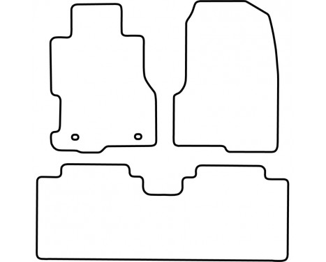 Bilmattor lämpliga för Honda Civic 5 dörrar 2001-2004, bild 2