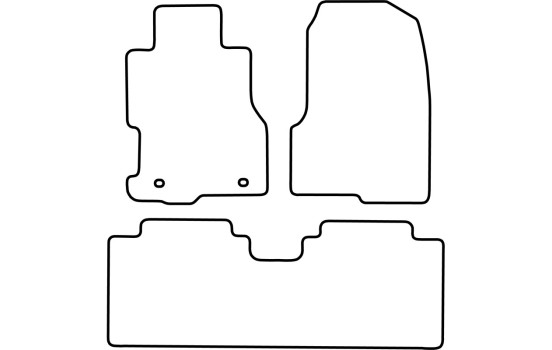 Bilmattor lämpliga för Honda Civic 5 dörrar 2001-2004, bild 2
