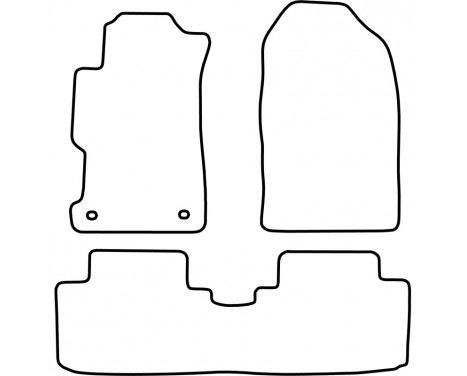 Bilmattor lämpliga för Honda Civic Coupé 2001-2005, bild 2