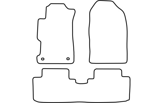 Bilmattor lämpliga för Honda Civic Coupé 2001-2005, bild 2