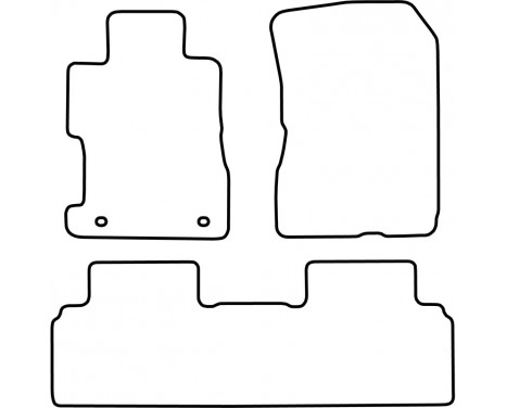 Bilmattor lämpliga för Honda Civic Hybrid från 2006, bild 2