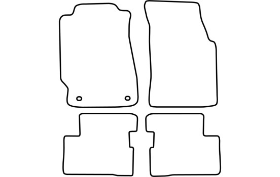 Bilmattor lämpliga för Honda HR-V 3-dörrars 1999-2006, bild 2