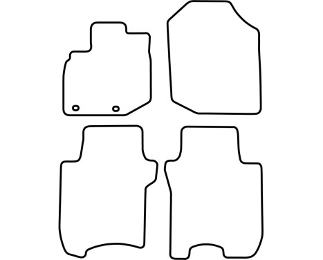 Bilmattor lämpliga för Honda Jazz 2011-2015, bild 2