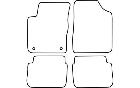 Bilmattor lämpliga för Hyundai i10 2008-2013, bild 2