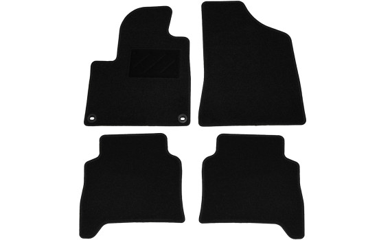 Bilmattor lämpliga för Hyundai Santa Fe 2006-2013 4-delade