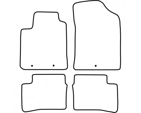 Bilmattor lämpliga för Kia Picanto 2011-2015, bild 2