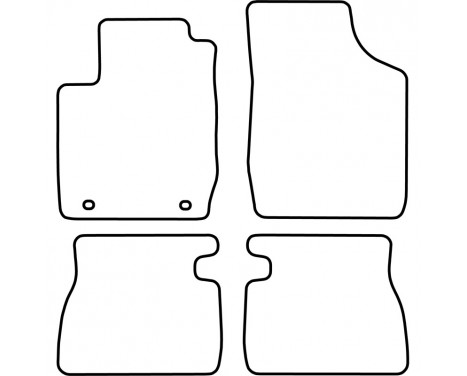 Bilmattor lämpliga för Kia Rio 2000-2005, bild 2