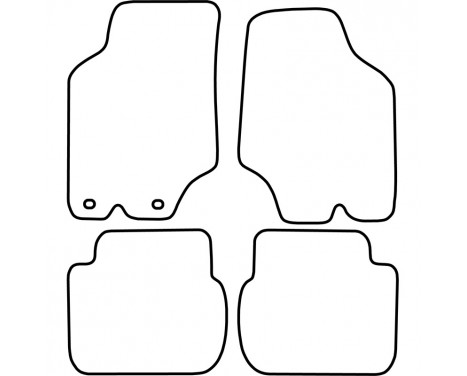 Bilmattor lämpliga för Kia Sephia 1994-2001, bild 2