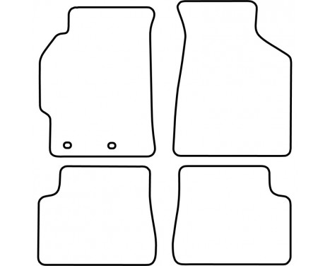 Bilmattor lämpliga för Kia Shuma 1998-2004, bild 2