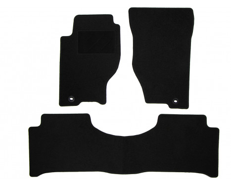 Bilmattor lämpliga för Kia Sorento 2004-2009 3-delade