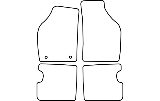 Bilmattor lämpliga för Lancia Ypsilon 2003-2011, bild 2