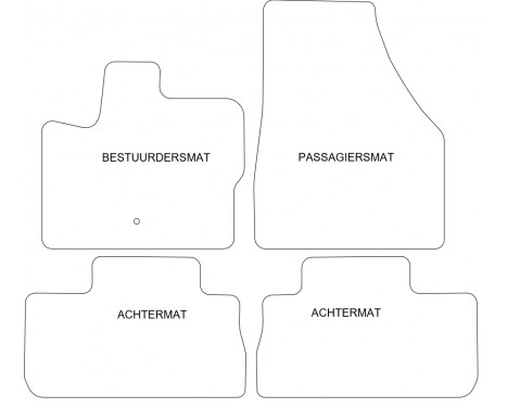 Bilmattor lämpliga för LandRover Freelander 2007- 4-delade, bild 2