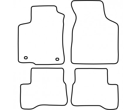 Bilmattor lämpliga för Mazda 323 sedan 1994-1998 / 323F 1994, bild 2