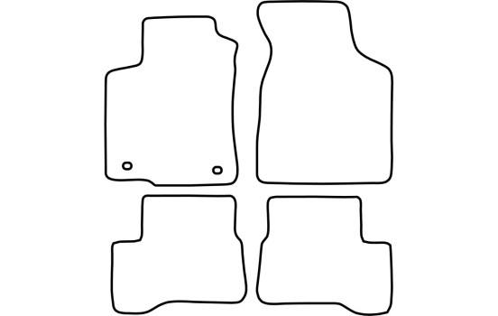 Bilmattor lämpliga för Mazda 323 sedan 1994-1998 / 323F 1994, bild 2