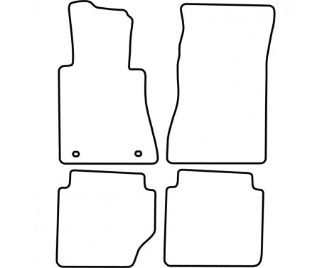 Bilmattor lämpliga för Mercedes E-klass W123 1976-1985, bild 2
