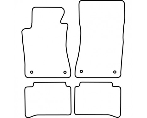 Bilmattor lämpliga för Mercedes E-klass W211 2002-2006, bild 2