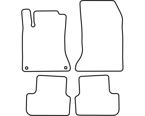 Bilmattor lämpliga för Mercedes GLA W156 2015-, bild 2
