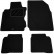 Bilmattor lämpliga för Nissan Note 2006-2013 4-delade