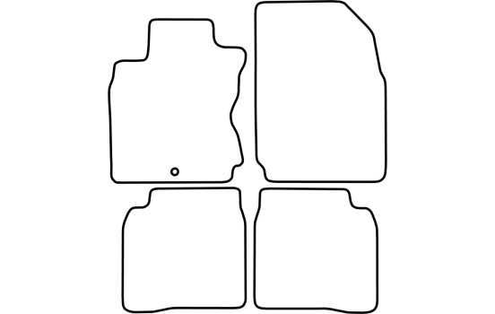 Bilmattor lämpliga för Nissan Note 2006-2013, bild 2