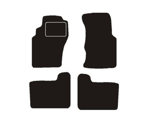 Bilmattor lämpliga för Nissan Pathfinder 1997 - 2005