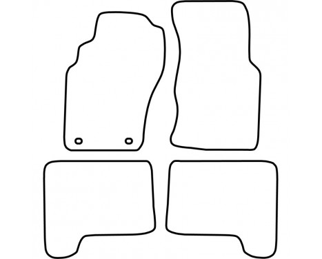 Bilmattor lämpliga för Nissan Pathfinder 2000-2005, bild 2
