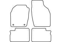 Bilmattor lämpliga för Opel Agila A 2002-2004
