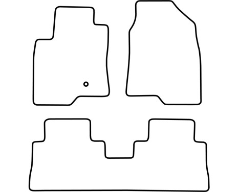 Bilmattor lämpliga för Opel Antara 2007-2011, bild 3