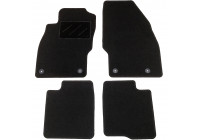 Bilmattor lämpliga för Opel Corsa D 2006- 4-delade