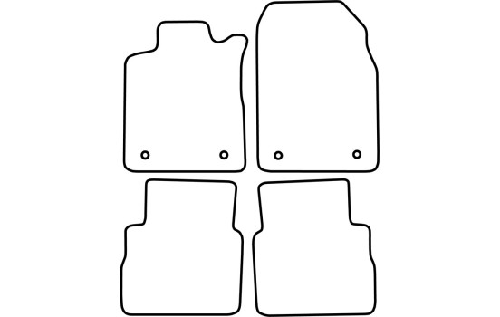 Bilmattor lämpliga för Opel Signum 2003-2008, bild 2