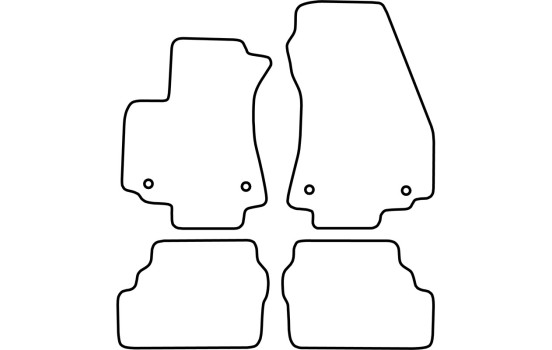 Bilmattor lämpliga för Opel Zafira A 2004-2005, bild 2
