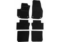 Bilmattor lämpliga för Opel Zafira B 2005-2011 6-delade